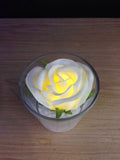 White Rose LED in Teacandle Holder - R-31VW