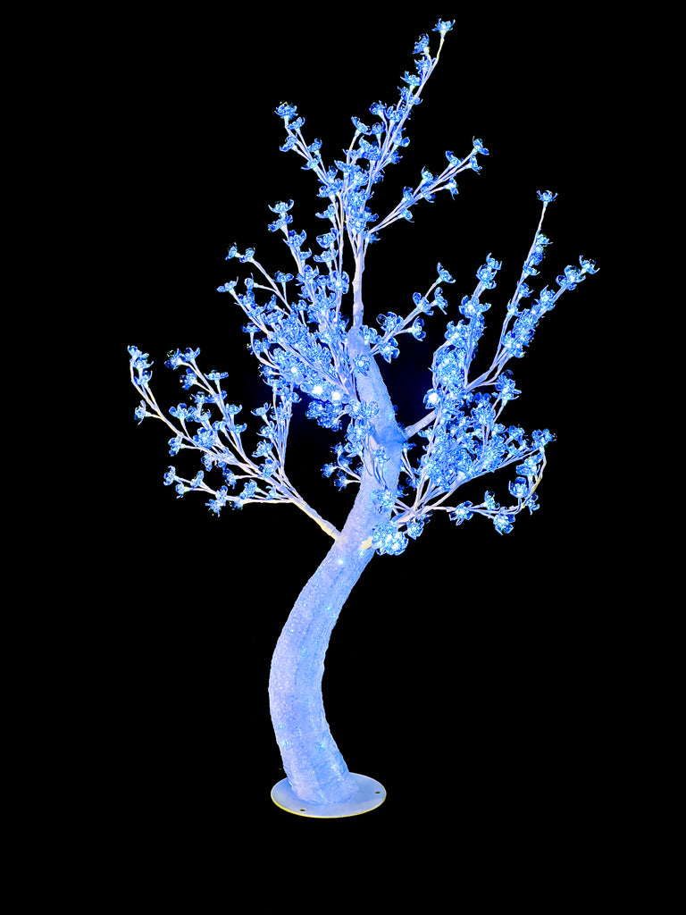 6' 72inch Artificial Acrylic Cherry LED Tree (Cool-White)