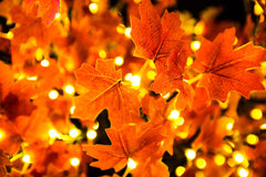 Replacement Service Maple Amber Leaves 30PCS