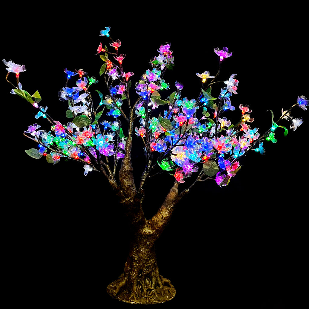 Bright Baum Inc. - 7 ft. Color Changing LED Cherry Blossom Tree