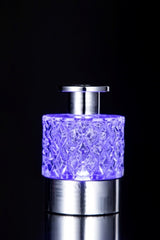 LED Reed Diffuser Clear Cut Glass Bottle with Base