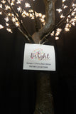 BrightBaum Artificial Tree Other Than Christmas Tree MORGAN - 7' Cherry (Warm White)