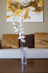 Artificial LED Branch with White Orchids B-8009