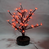 BrightBaum Artificial Flowers Cherry JUNO - 2' Bonsai (Color Shift Party Mode Remote)