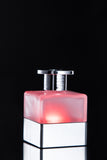 LED Reed Diffuser with Frosted Glass and Black Base