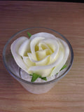 White Rose LED in Teacandle Holder - R-31VW
