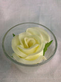 White Rose LED in Teacandle Holder - R-31VW