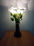 BrightBaum Artificial Flower Arrangement Mini Calla Lily LED Bouquet Flower Q-022